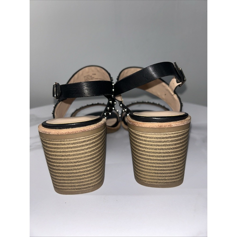 G.H. Bass Rachael Dress Sandals 3" Block Heel 100% Leather Upper Material 10M - Picture 9 of 14